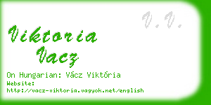 viktoria vacz business card