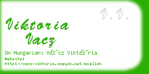 viktoria vacz business card